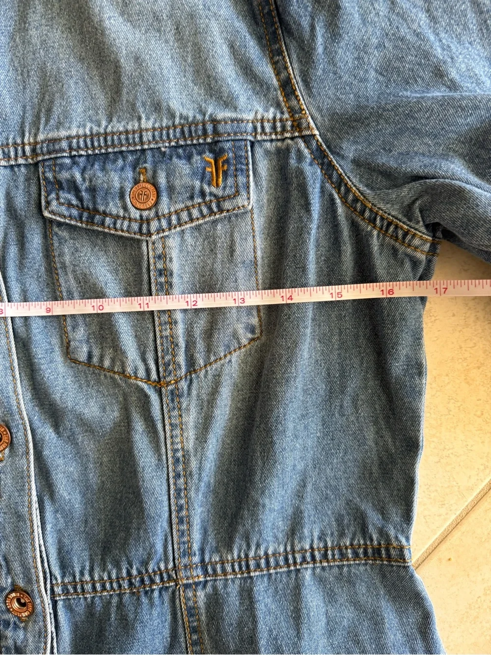 Frye Women's Long Sleeve Denim Mini Dress - Picture 4 of 6